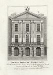 London, Old Theatre at Drury Lane, 1801