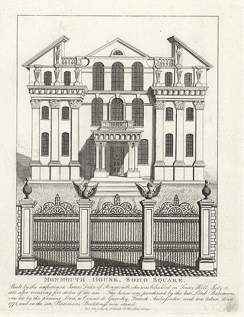 London, Monmouth House, Soho Square, 1801