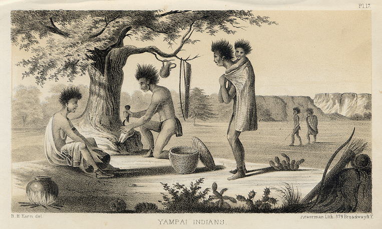 USA, Yampai Indians, 1853