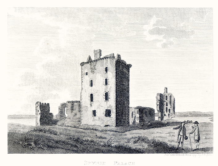 Scotland, Spynie Palace, 1791