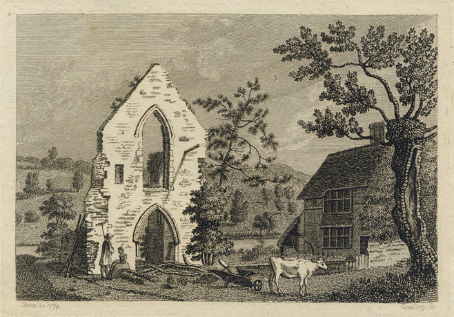 Hampshire, Priory of St.Dionisius, 1786