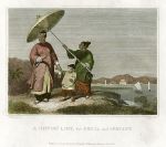 China, Chinese Lady, Child and Servant, 1807