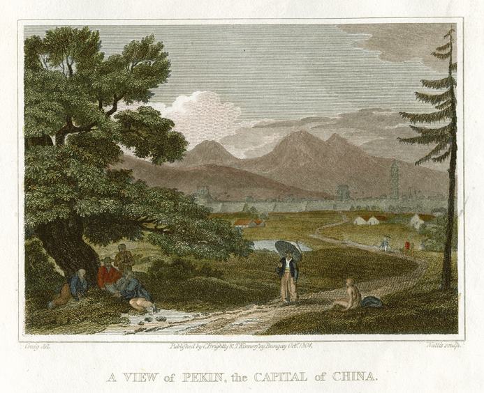 China, Peking view (Beijing), 1807