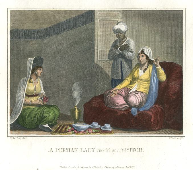 Persian Lady Receiving a Visitor, 1807