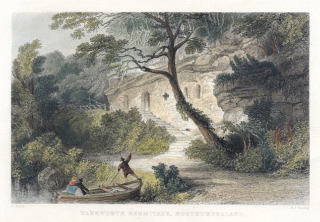 Northumberland, Warkworth Hermitage, 1832