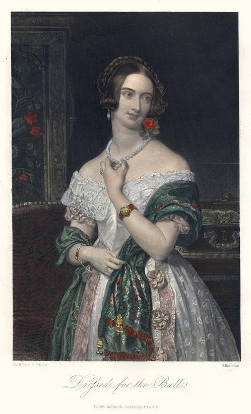 Dressed for the Ball, 1849