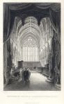 Carlisle Cathedral interior, 1832