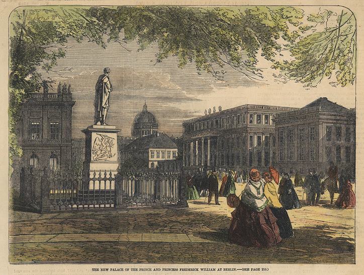 Germany, New Palace in Berlin, 1858