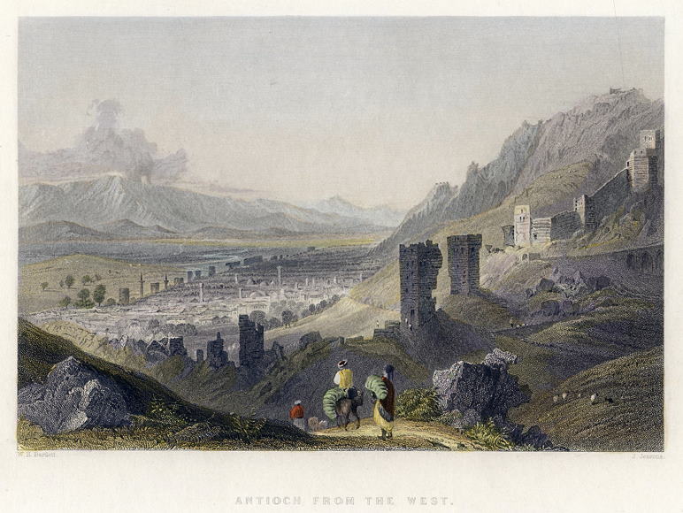 Holy Land (Turkey), Antioch from the West, 1838