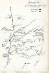 Spain, Sketch of the French & Spanish Positions 26 Oct 1808, published 1842