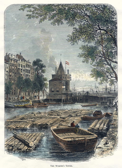 Netherlands, Amsterdam, The Weepers Tower, 1887