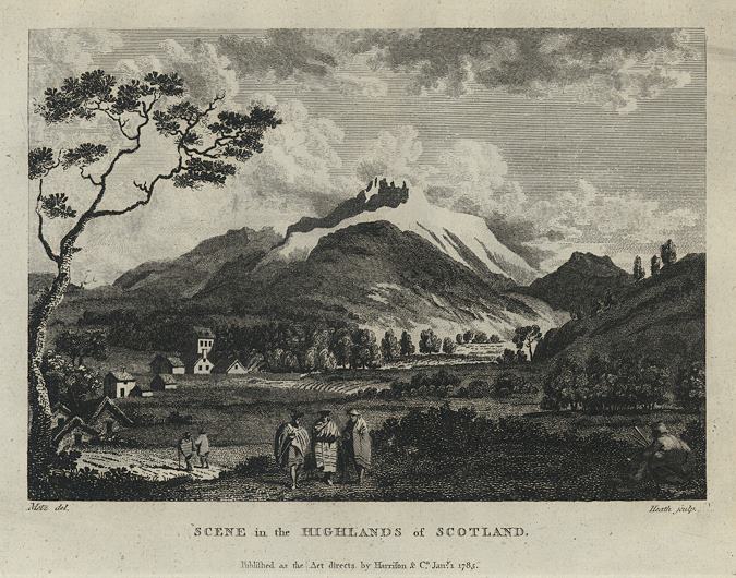 Scotland, A Scene in the Highlands, 1793