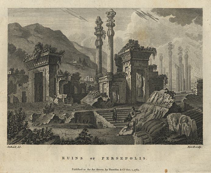 Iran, Ruins of Persepolis, 1793