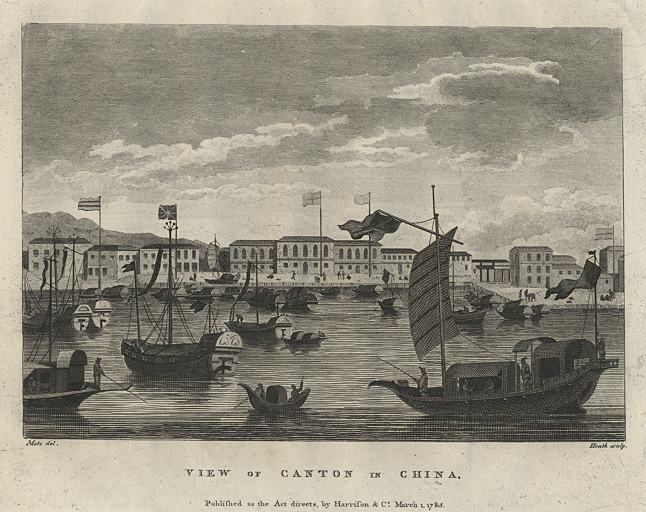 China, Canton view, 1793