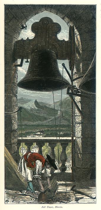 Spain, Murcia, the Bell Tower, 1875