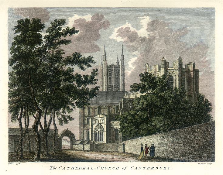 Kent, Canterbury Cathedral, 1786