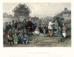 China, Punishment of the Bastinado, 1843