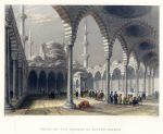 Turkey, Istanbul, Court of the Mosque of Sultan Achmet, 1838