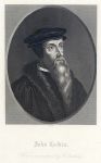 John Calvin portrait, published 1860