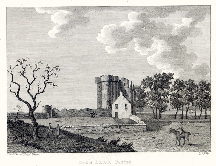 Scotland, Inch Druar Castle, 1791