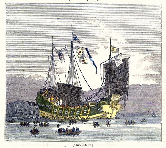 Chinese Junk (ship), 1834