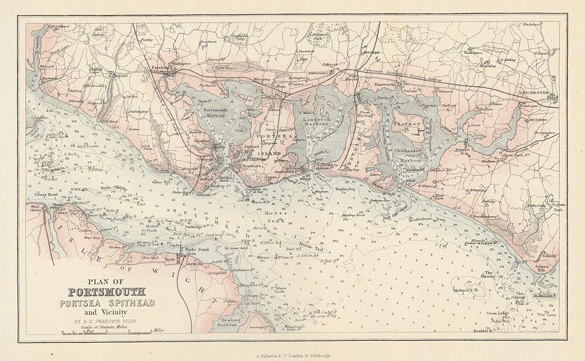 Hampshire, Portsmouth, Portsea & Spithead, 1858