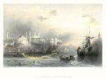 Turkey, Port of Constantinople, 1838