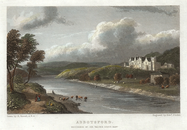 Ireland, Abbotsford (Walter Scott's residence), 1830