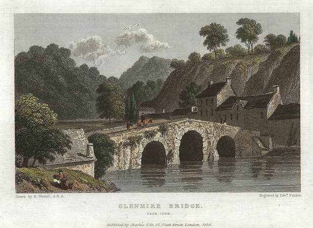 Ireland, Glenmire Bridge, near Cork, 1830