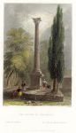 Turkey, Column of Theodosius, 1838