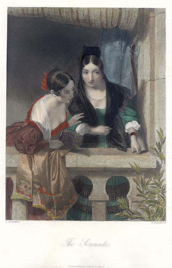 'The Serenade', 1850