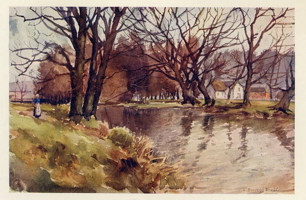 Essex, The Colne near Halstead, 1909