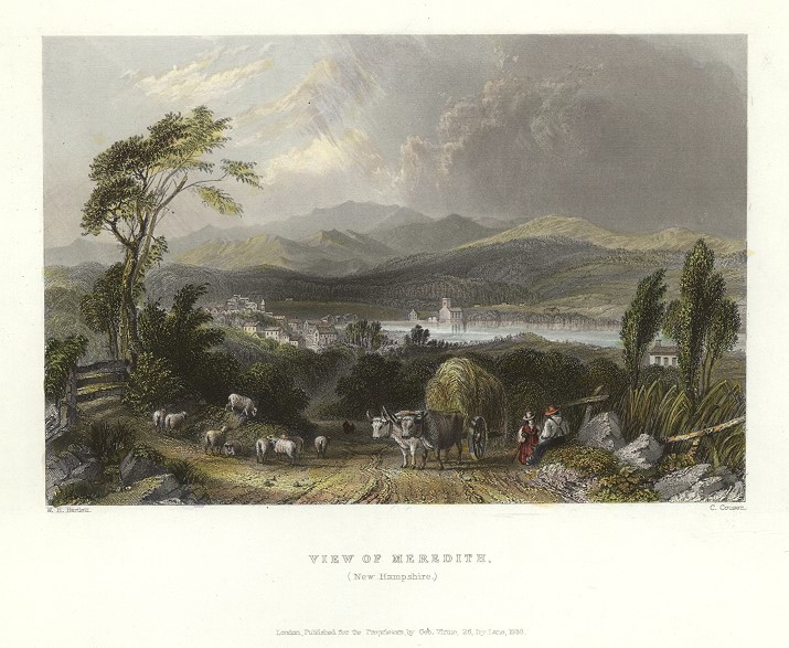 USA, Meredith in New Hampshire, 1840