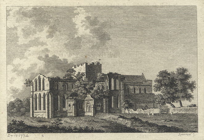 Cumberland, Lanercost Priory, 1786