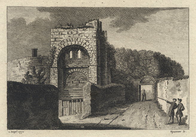 Devon, Rougemont Castle, 1786