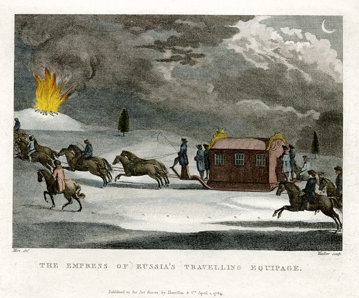 Empress of Russia's Travelling Equipage, 1793