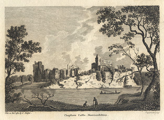 Chepstow Castle, 1786