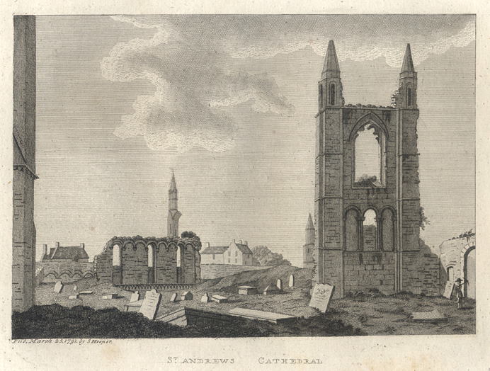 Scotland, St.Andrews Cathedral, 1791