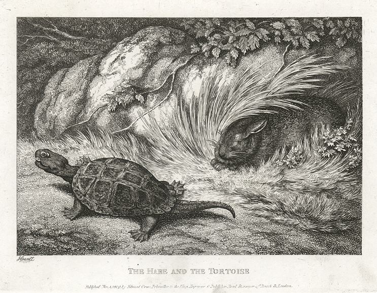 The Hare and the Tortoise, Howitt, 1810