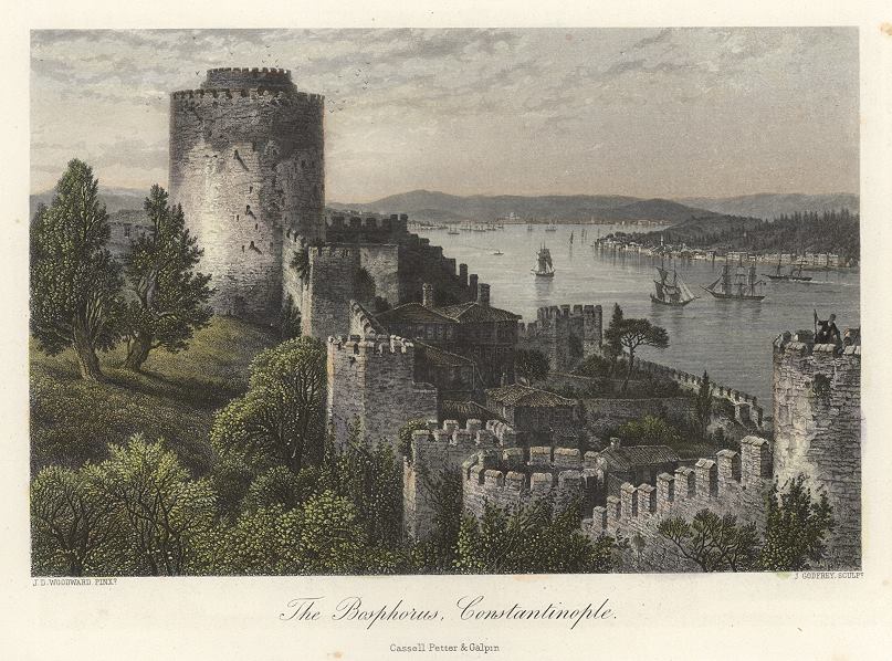 Turkey, The Bosphorus, Constantinople, 1875