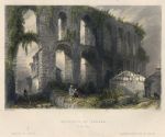 Turkey, Constantinople, Aqueduct of Valens (in the City), 1838