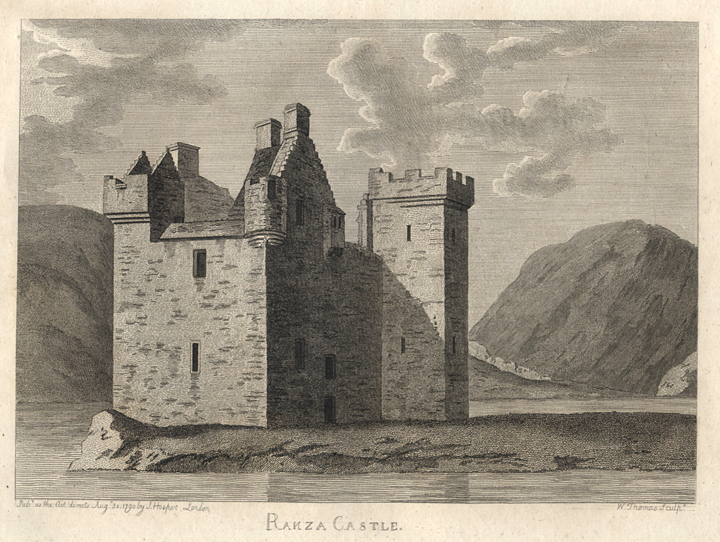 Scotland, Ranza Castle (Arran), 1791