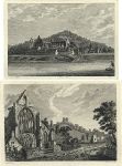 Monmouthshire, Tintern Abbey (two prints), 1786