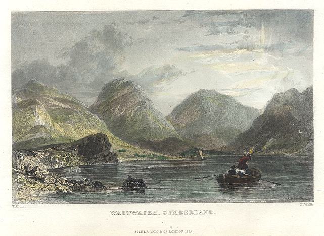 Lake District, Wastwater, 1832