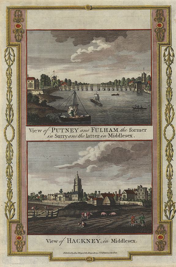 London, Putney, Fulham and Hackney, 1784