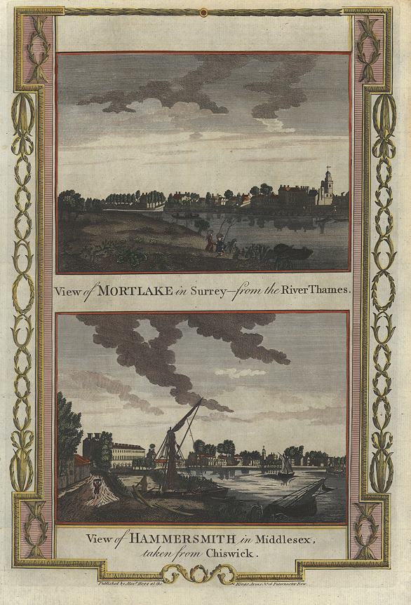 London, Mortlake and Hammersmith, 1784