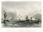 China, H.M. Ships at Bocca Tigris on the Pearl River, 1843