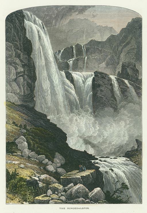 Norway, The Ringedalsfos, 1875