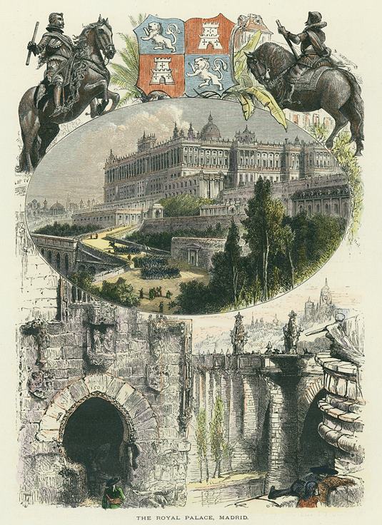 Spain, Madrid, the Royal Palace, 1875