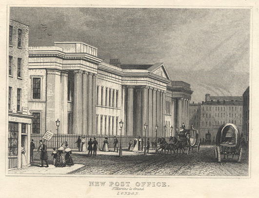London, New Post Office, 1848